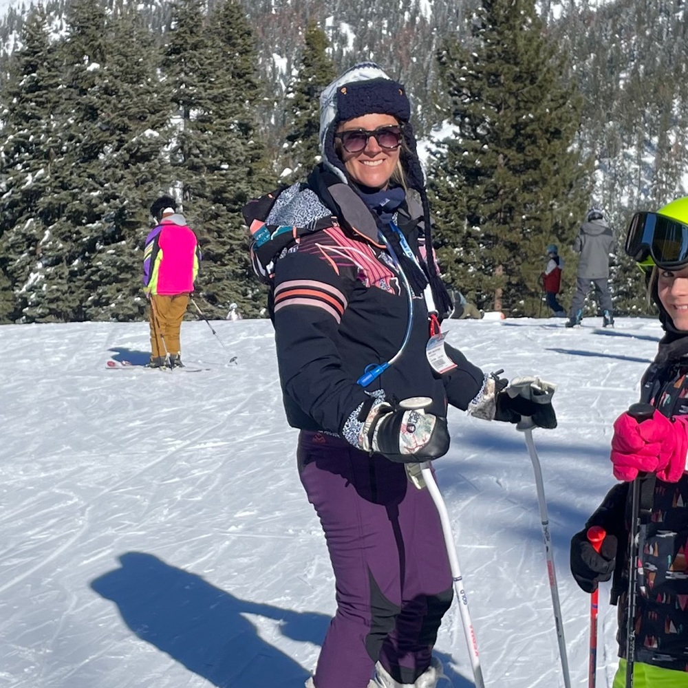 Roxy abstract hooded snow jacket size large